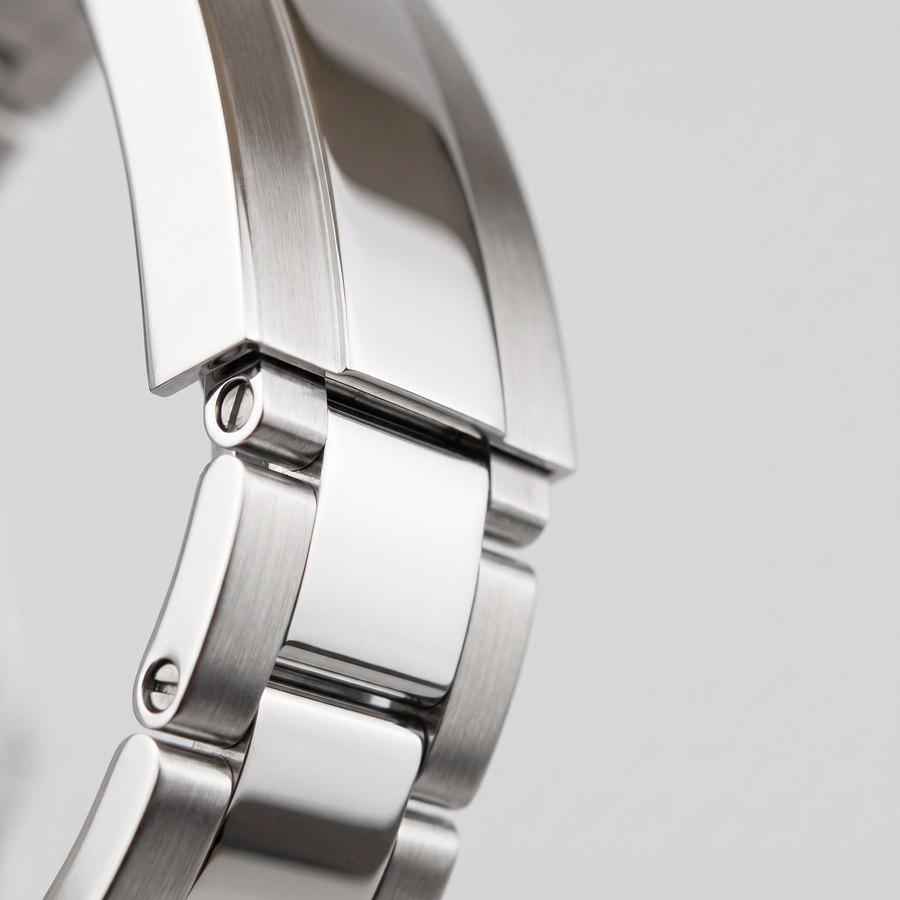 Corgeut Brooks Chronograph watch detail