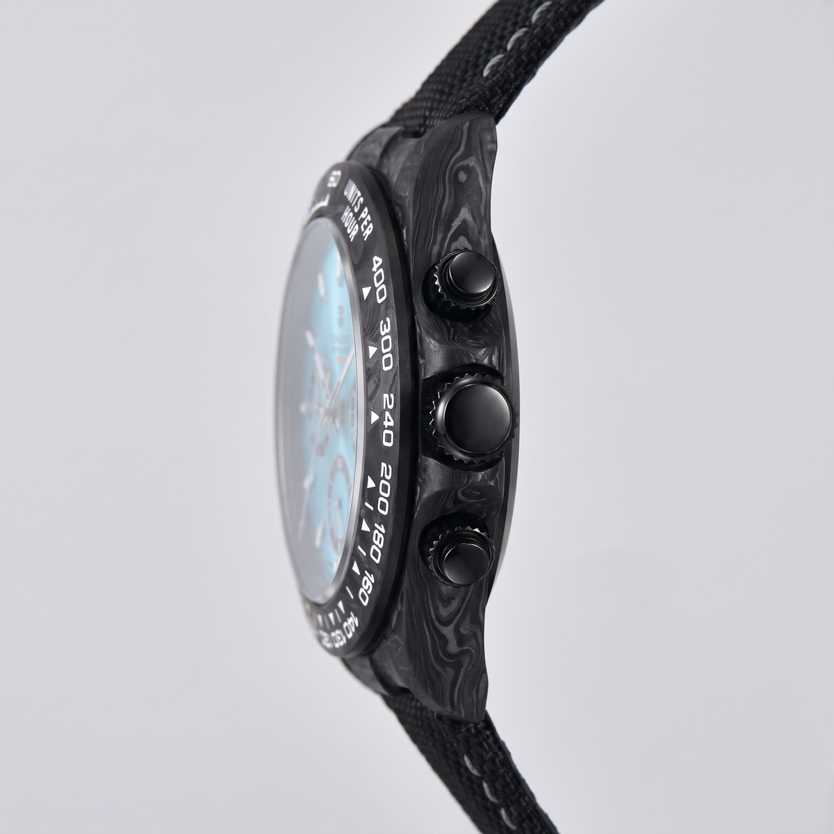 Corgeut Lancaster Chronograph 39mm watch detail