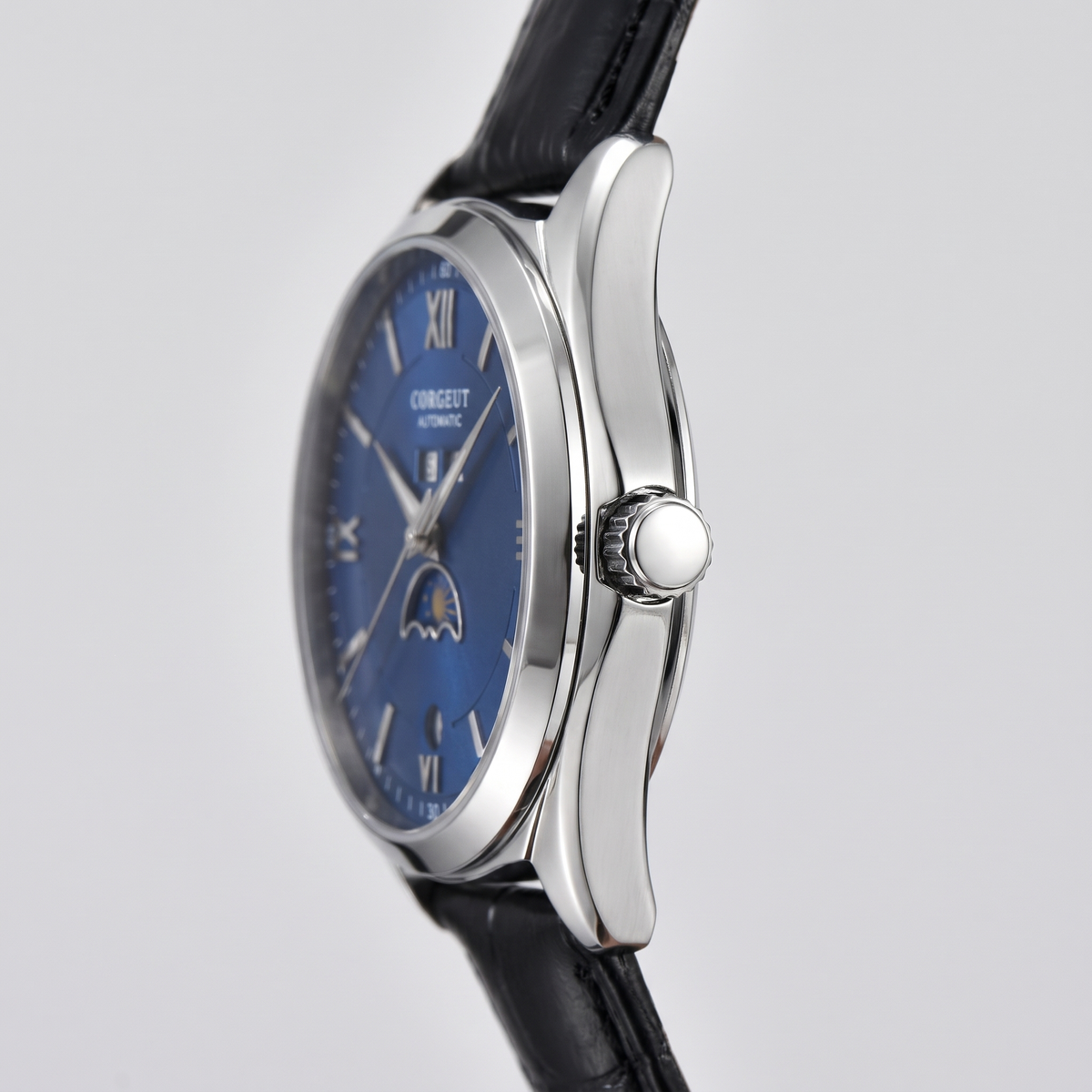 Corgeut Sinclair Moonphase 40mm watch detail