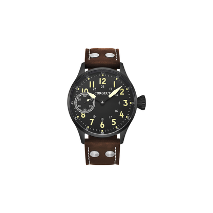 Corgeut Bexley Pilot Black / Lume Numerals watch