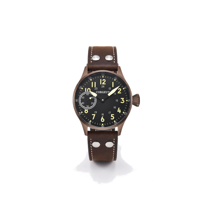 Corgeut Bexley Pilot Bronze Tone / Lume Numerals watch