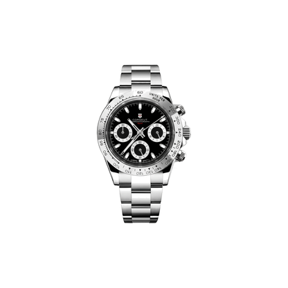 Corgeut Brooks Chronograph Black / Steel watch