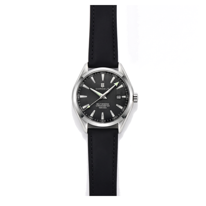 Corgeut Calder Automatic Black / Black Rubber watch