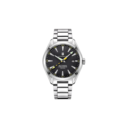 Corgeut Calder Automatic Black & Yellow / Steel Bracelet watch