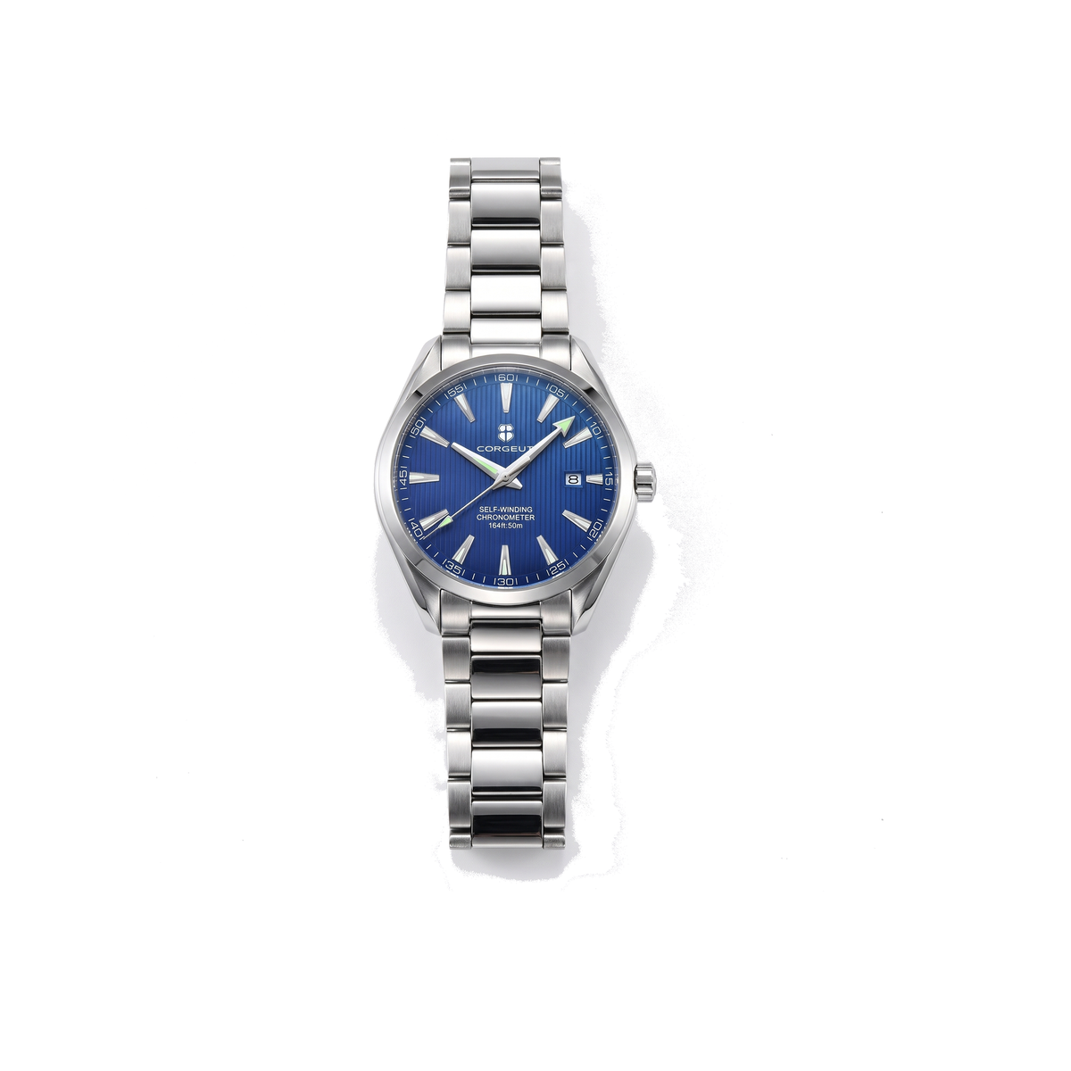 Corgeut Calder Automatic Blue / Steel Bracelet watch