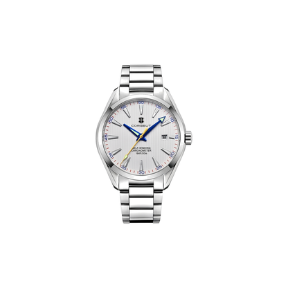 Corgeut Calder Automatic White / Steel Bracelet watch