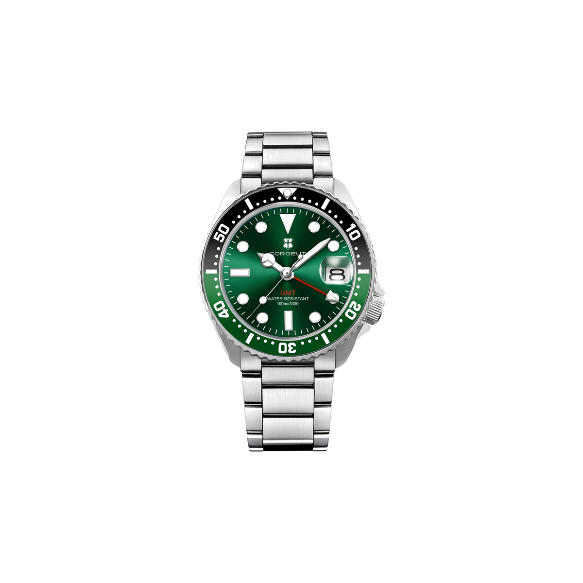 Corgeut Falmouth GMT Green watch