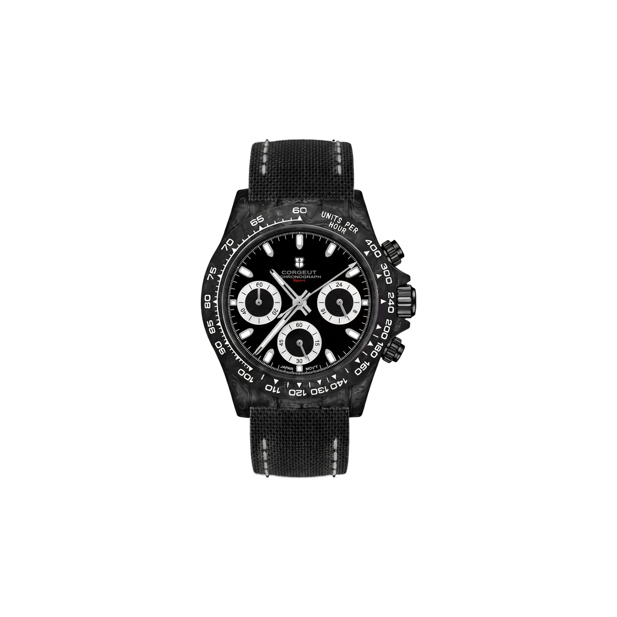 Corgeut Lancaster Chronograph Black watch