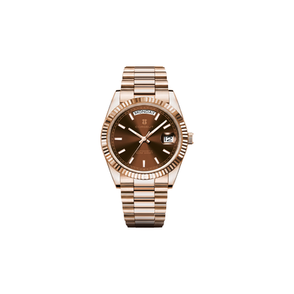 Corgeut Whitmore Day-Date Brown / Rose Gold watch