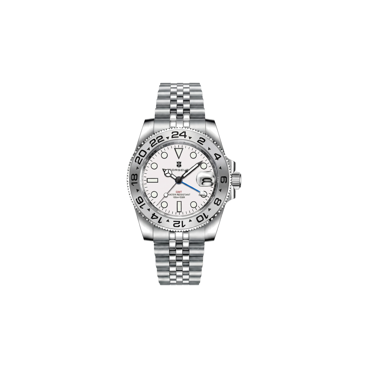 Corgeut Winslow GMT White / Blue GMT Hand watch