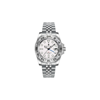 Corgeut Winslow GMT White / Blue GMT Hand watch