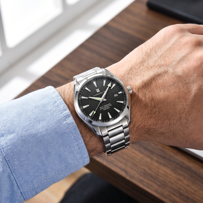 Corgeut Calder Automatic on the wrist