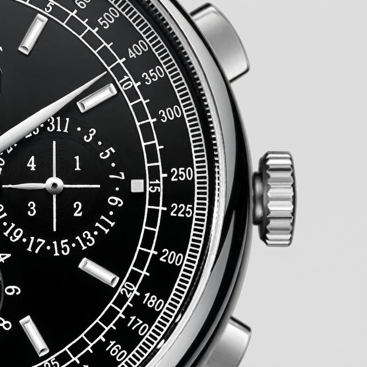 Corgeut Ellery Moonphase watch detail