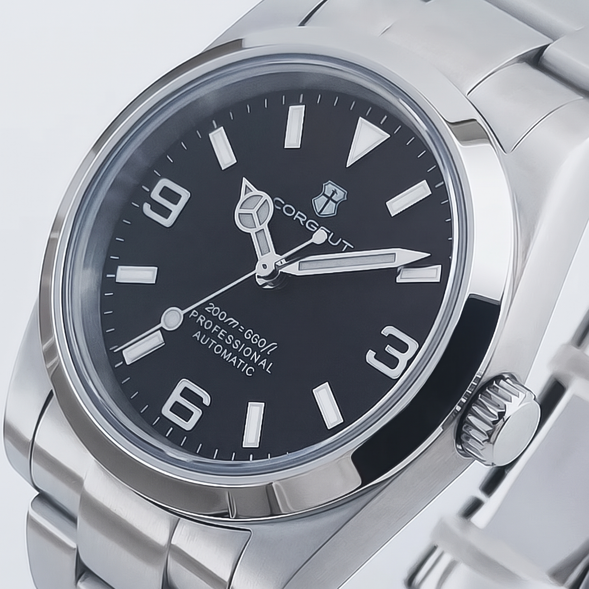 Corgeut Fenwick Automatic watch detail