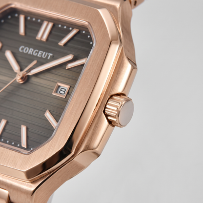 Corgeut Hollis Square 44mm watch detail