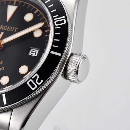 Corgeut Marston Diver 41mm watch detail