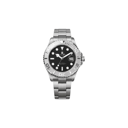 Corgeut seaton-automatic-40mm Black / Steel Bracelet watch